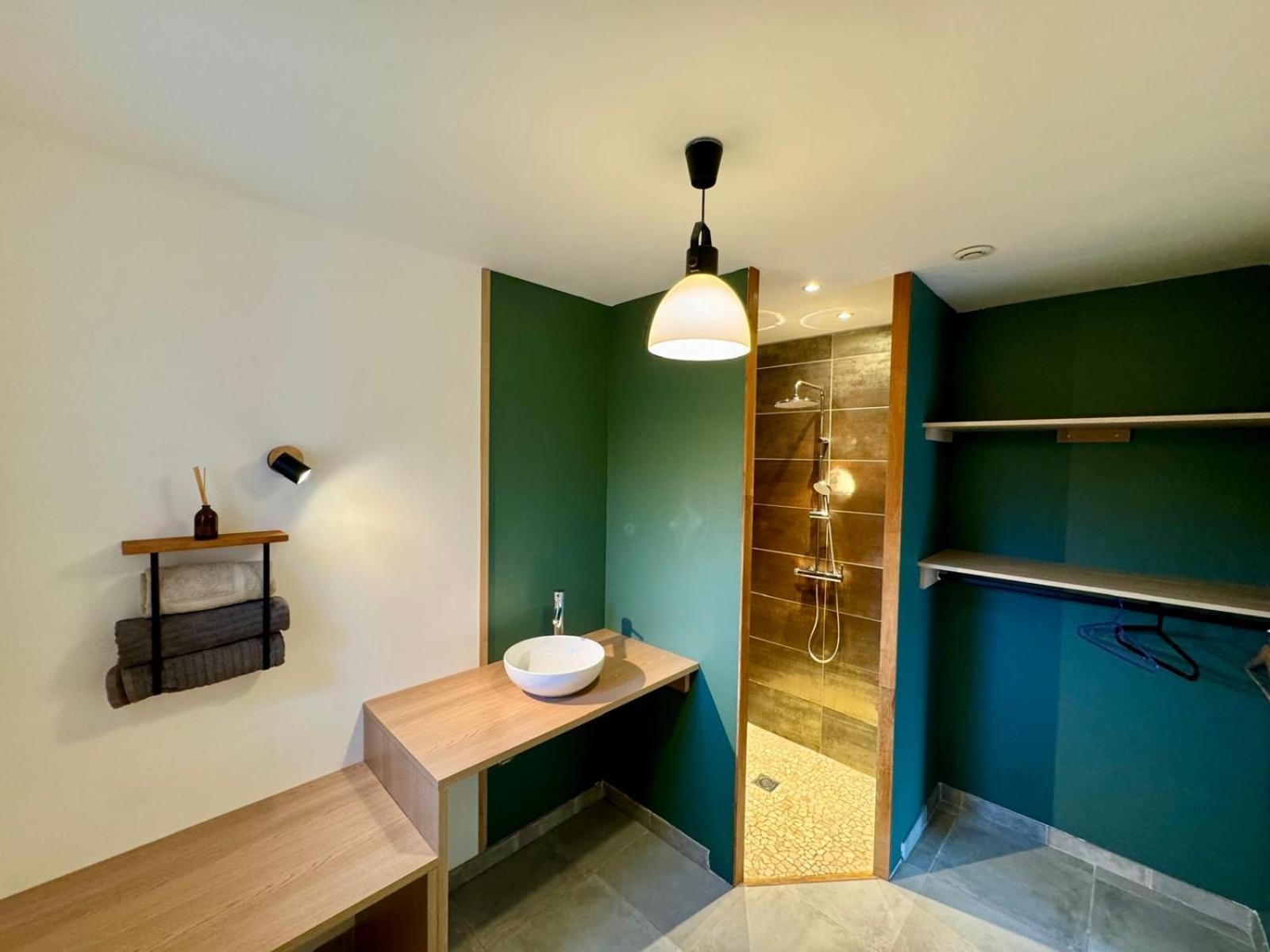 Studio avec extérieur ombragé Saint-Marcel-lès-Valence Extérieur photo